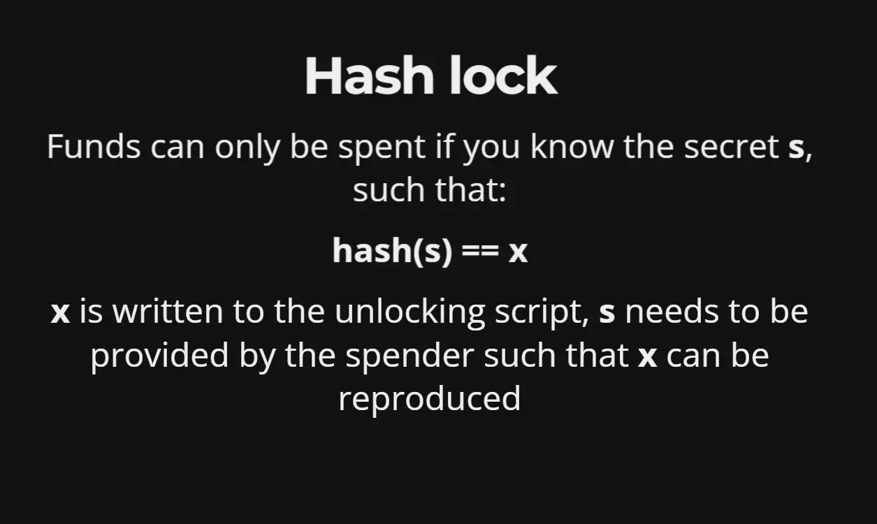 Hash lock