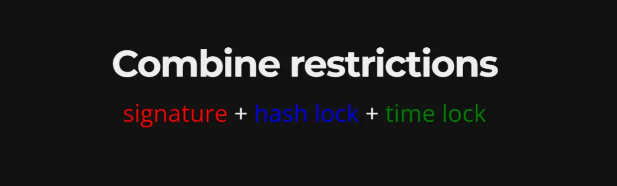 Time lock and signatures