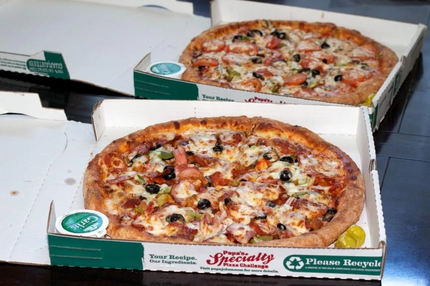 Pizzas from Papa John's delivered to Laszlo Hanyecz on May 22, 2010