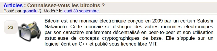 Do you know about bitcoins?